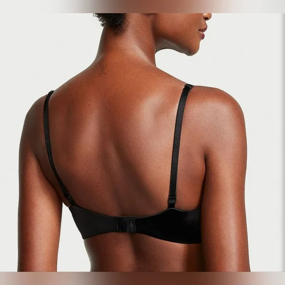 NWOT Victoria's Secret Very Sexy Shine Cradle Push-Up Bra Black Size 36C - Picture 2 of 9
